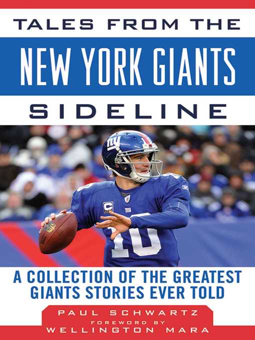 Cover image for Tales from the New York Giants Sideline